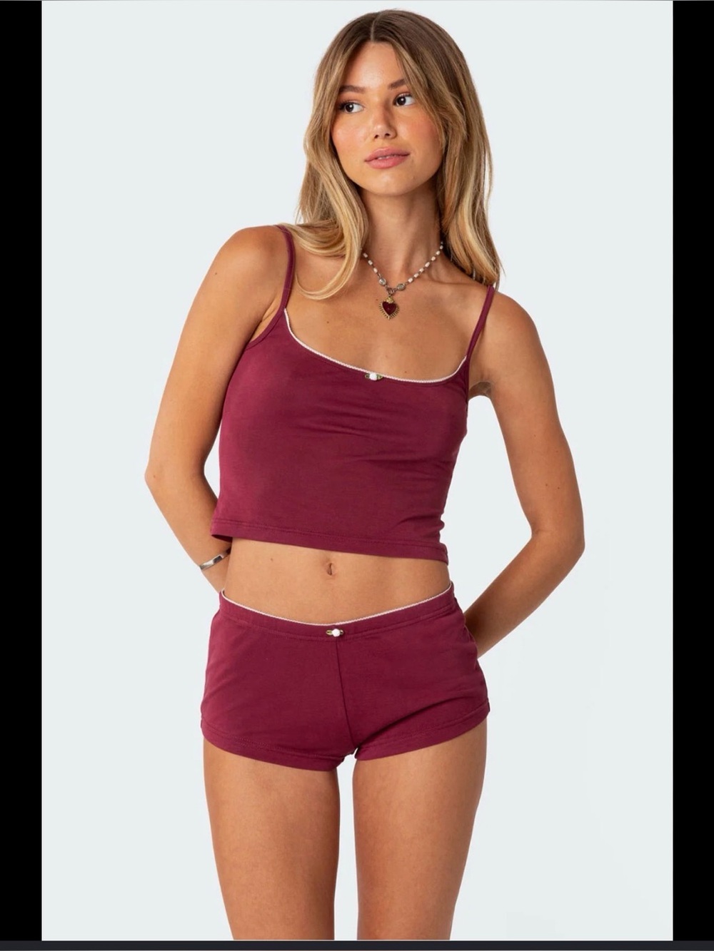 Edikted Monroe burgundy set size S